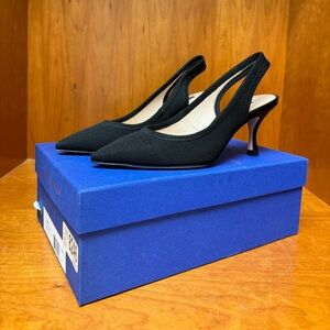 STUART WEITZMAN black pointed pumps (size 6.5)